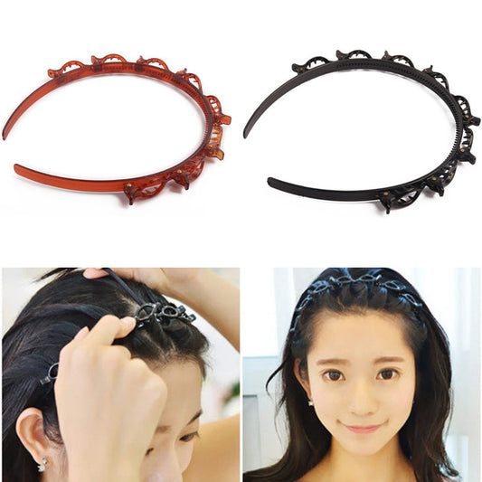 Double Bangs Hairstyle Hairpin Hairband Hair Decoration Clips Hoop Headbands For Women Barrettes Hairstyle Hair Accessories