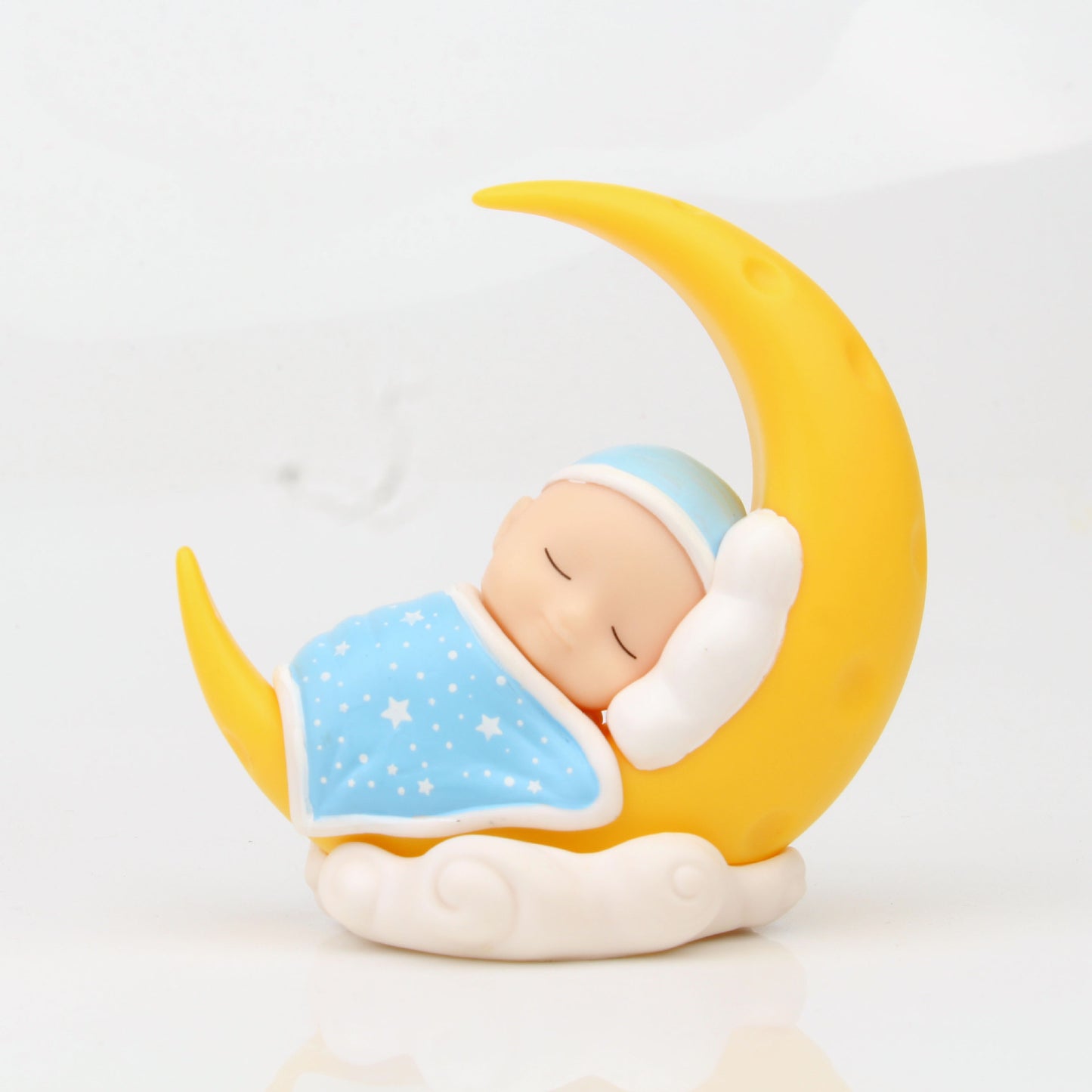 Micro-view Moon Cover Quilt Sleeping Baby Handmade Cute Cake Decorations Supplies For Children's Decorations