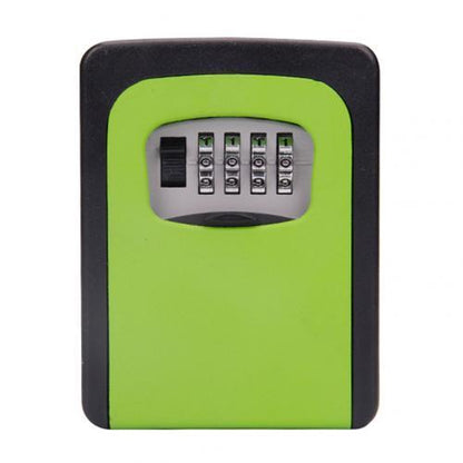 Wall Mounted 4 Digit Combination Password Code Lock Safe Key Storage Holder Box