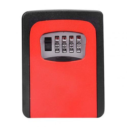 Wall Mounted 4 Digit Combination Password Code Lock Safe Key Storage Holder Box