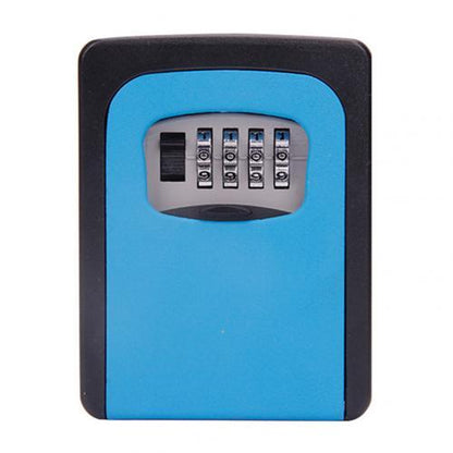 Wall Mounted 4 Digit Combination Password Code Lock Safe Key Storage Holder Box