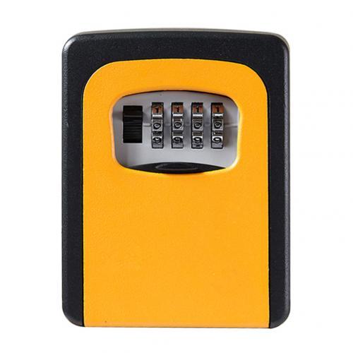 Wall Mounted 4 Digit Combination Password Code Lock Safe Key Storage Holder Box