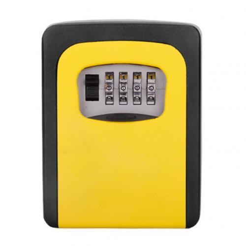 Wall Mounted 4 Digit Combination Password Code Lock Safe Key Storage Holder Box