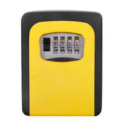 Wall Mounted 4 Digit Combination Password Code Lock Safe Key Storage Holder Box