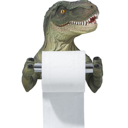 Resin Dinosaur Tissue Holder Box Toilet Waterproof Tissue Holder Toilet Modern Paper Towel Holder Punch-free Bathroom Accessory