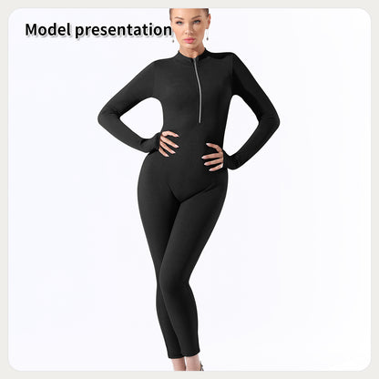 Women's Fashion Simple Solid Color Bodysuit