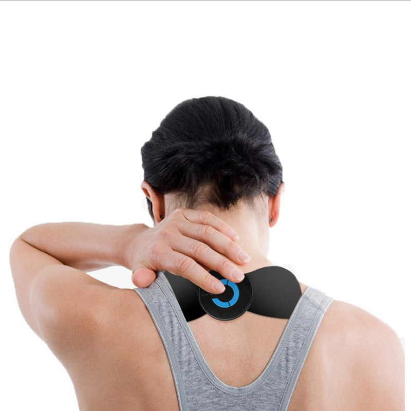 High Quality Mini Wireless Electric Neck Massager 6 Modes Intelligent Cervical Massage Stickers Pain Relief USB Charging