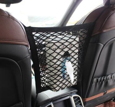 Rental Dog Barrier Seat Net Organizer Universal Elastic Auto In The Back Seat For Storage