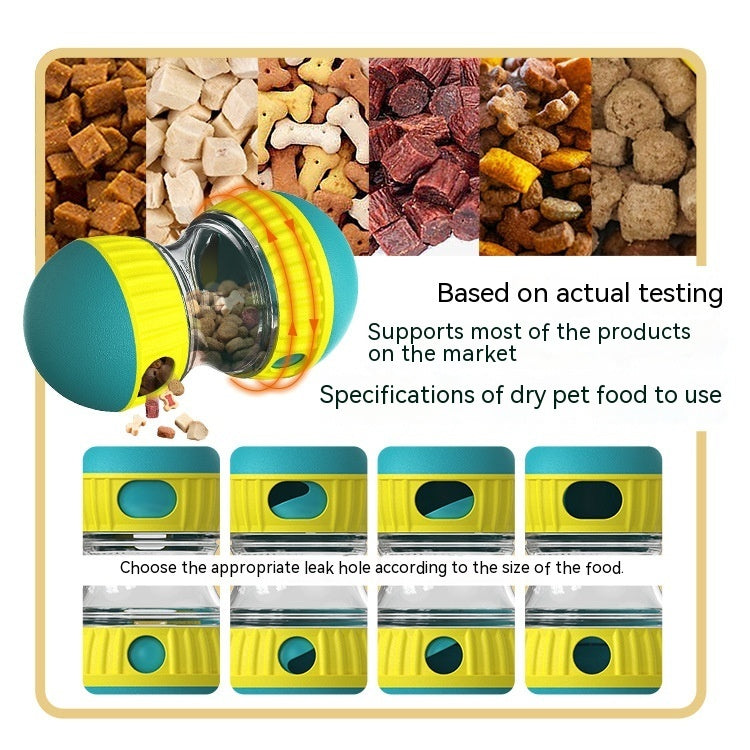 Food Dispensing Dog Toy Tumbler Leaky Food Ball Puzzle Toys Interactive Slowly Feeding Protect Stomach Increase Intelligence Pets Toy Pet Products