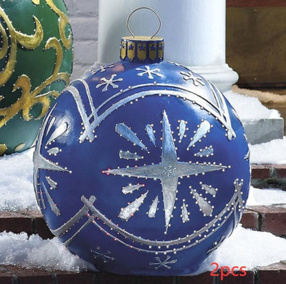 Christmas Balls Christmas Tree Decorations Outdoor Atmosphere Inflatable Toys For Home Christmas Gift Ball