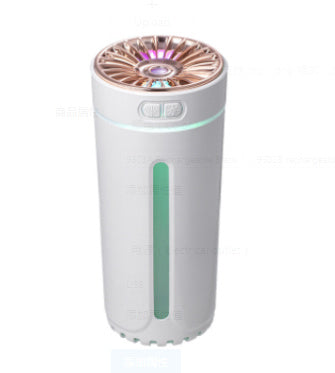 Wireless Air Humidifier Colorful Lights Mute Ultrasonic USB Fogger Diffuser Purifier 800mAh Rechargeabl Cool Mist Maker For Car