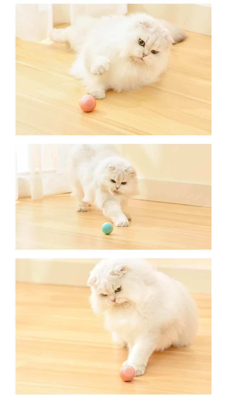 Cat Gravity Intelligent Rolling Ball Tease Toy Pet Automatic Rotating Ball