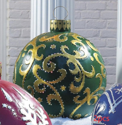 Christmas Balls Christmas Tree Decorations Outdoor Atmosphere Inflatable Toys For Home Christmas Gift Ball