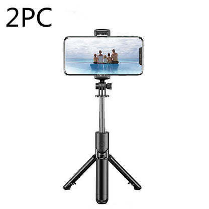 Compatible with Apple, Bluetooth Selfie Stick Mobile Remote Control Tripod