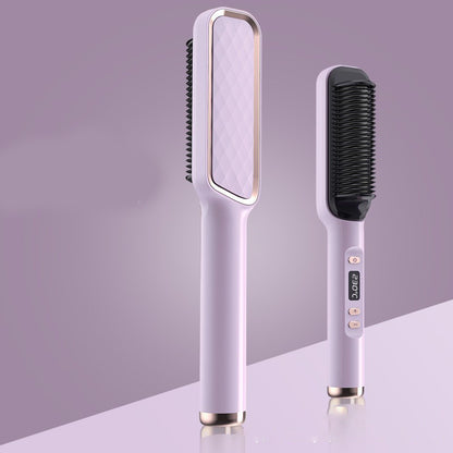 Profissional Hair Straightener Brush Electric Hot Comb Anti-scalding Ceramic Hair Curler Straightening Heating Combs Heated Hair