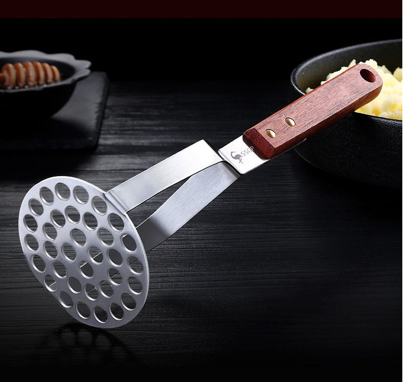 Potato Masher Stainless Steel Manual Potato Ricer Non Stick Handle Kitchen Tool Potato Press For Baby Food Smasher Fruit Pumpkin