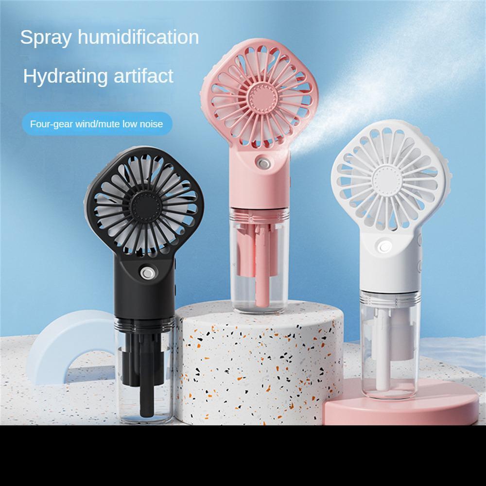 Strong Power Spray Humidification Small Mist Fan Humidification Usb Charging Portable Fan Icy And Refreshing Fan Water Supplement