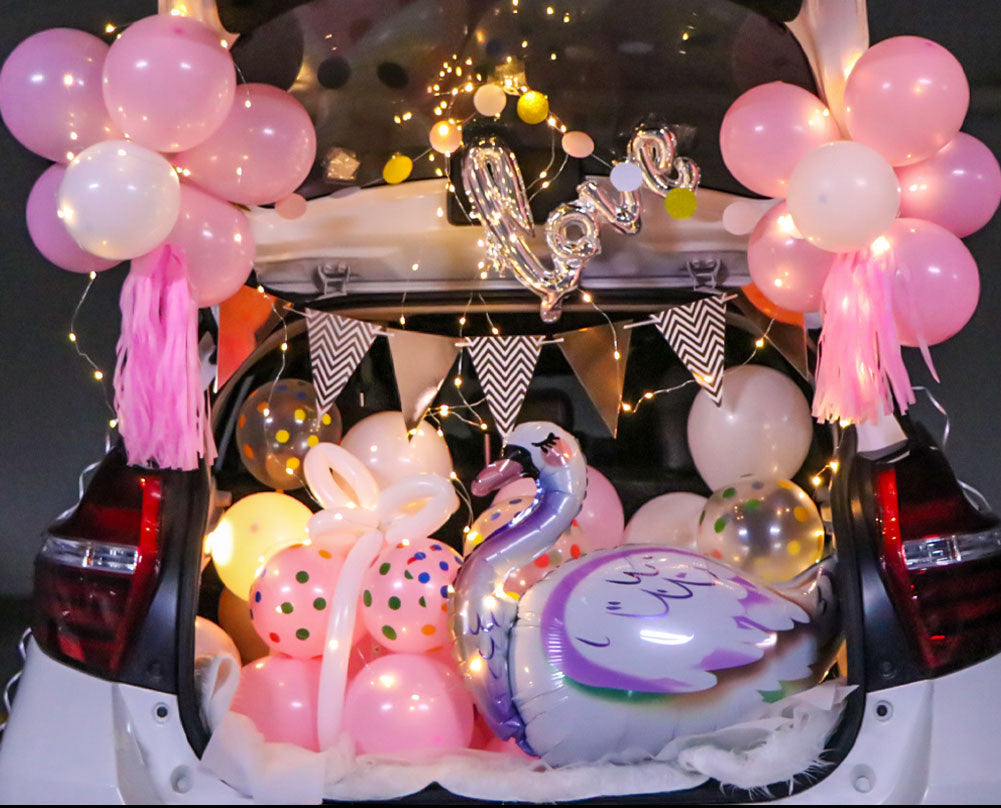 Car Trunk Surprise Arrangement Set Child Girlfriend Birthday Confession Balloon Proposal Decoration Romantic Dress