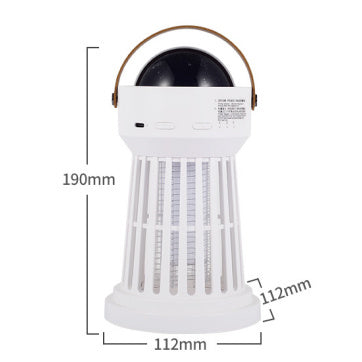 2 In 1 Electric Mosquito Killer Lamp Star Ceiling Projection Kill Mosquitoes For Outdoor And Indoor