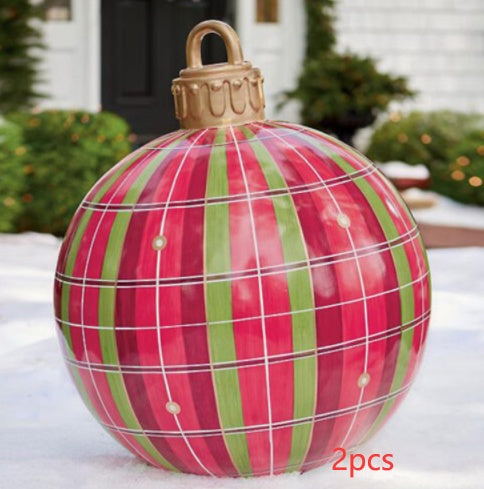 Christmas Balls Christmas Tree Decorations Outdoor Atmosphere Inflatable Toys For Home Christmas Gift Ball