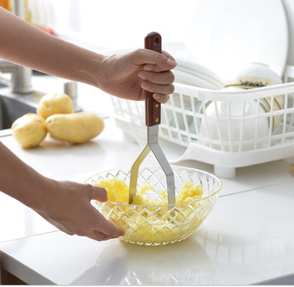 Potato Masher Stainless Steel Manual Potato Ricer Non Stick Handle Kitchen Tool Potato Press For Baby Food Smasher Fruit Pumpkin