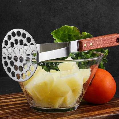 Potato Masher Stainless Steel Manual Potato Ricer Non Stick Handle Kitchen Tool Potato Press For Baby Food Smasher Fruit Pumpkin