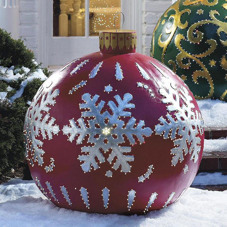 Christmas Balls Christmas Tree Decorations Outdoor Atmosphere Inflatable Toys For Home Christmas Gift Ball