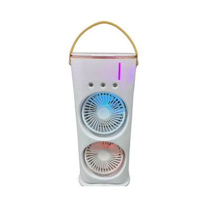 Double-ended Spray Fan Portable Humidifier Fan Air Conditioner Household Small Air Cooler Hydrocooling Portable Air Adjustment