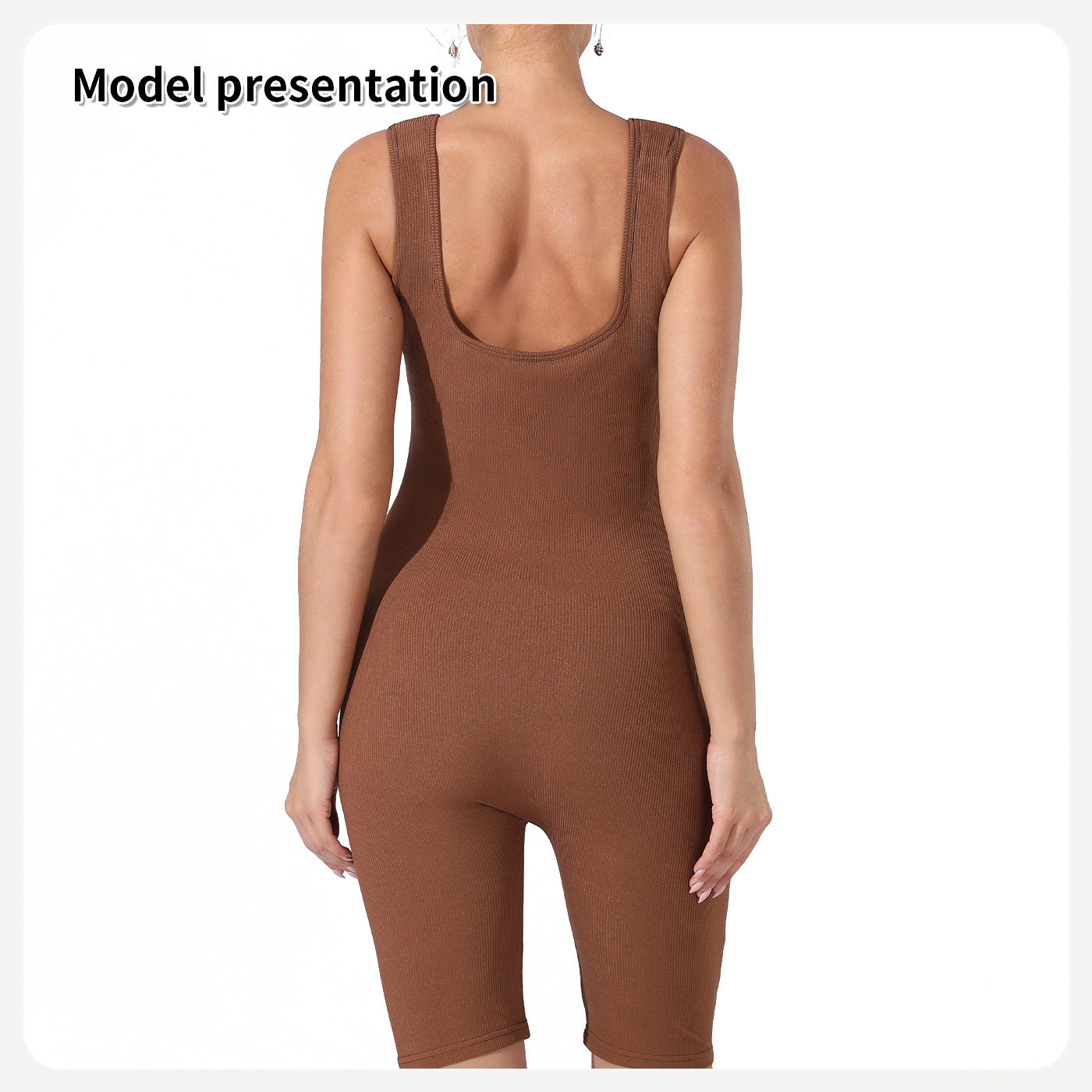 Women's Fashion Simple Solid Color Bodysuit