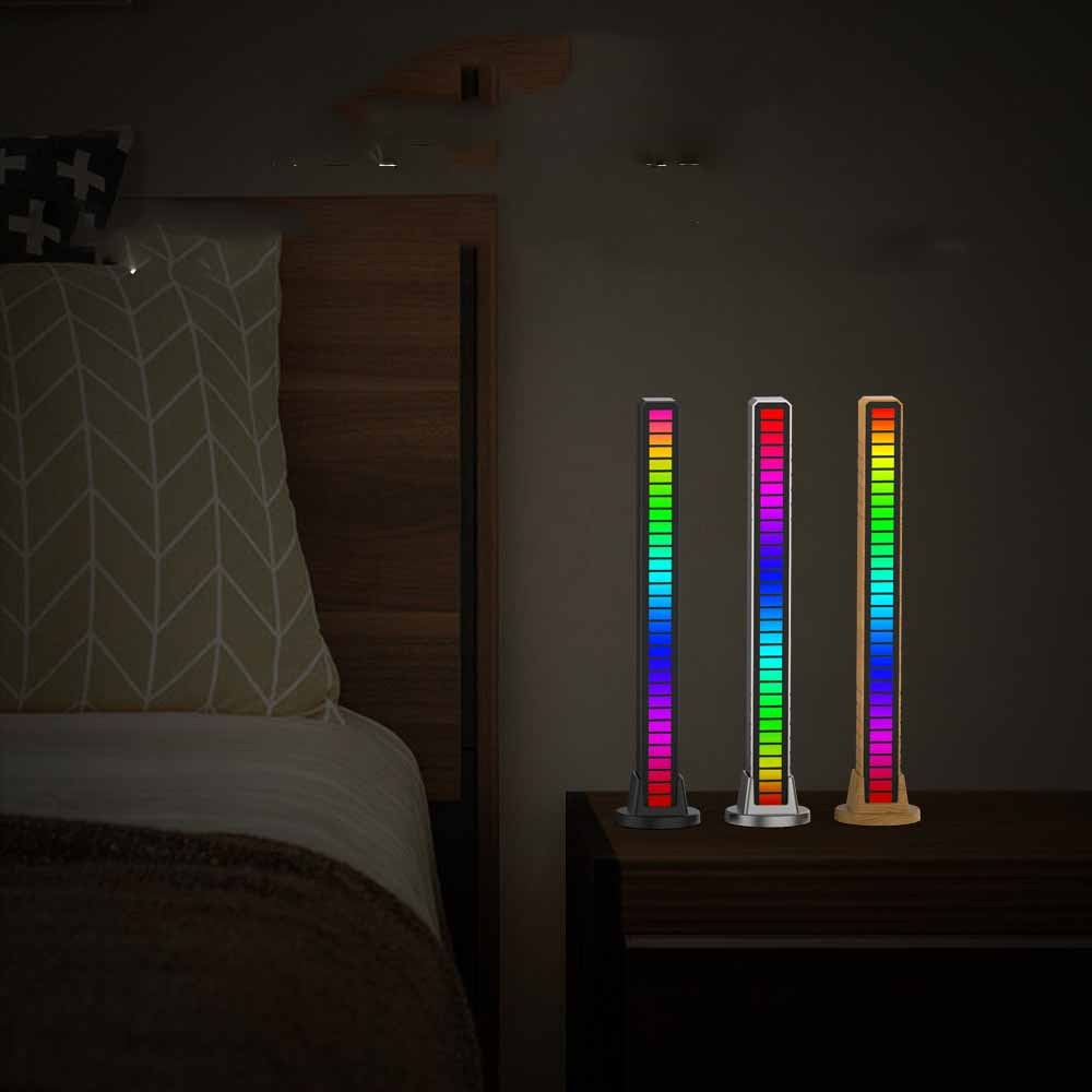 LED Strip Light Sound Control Pickup Rhythm Light Music Atmosphere Light RGB Colorful Tube USB Energy-Saving Lamp Ambient Light