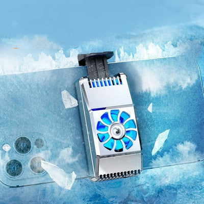 Mobile Phone Radiator Game Handle Auxiliary Button Cooling Fin With Ice On The Back Mobile Phone Cooler