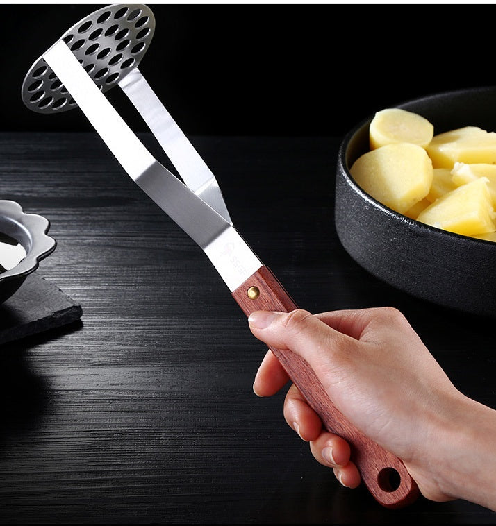 Potato Masher Stainless Steel Manual Potato Ricer Non Stick Handle Kitchen Tool Potato Press For Baby Food Smasher Fruit Pumpkin