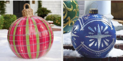 Christmas Balls Christmas Tree Decorations Outdoor Atmosphere Inflatable Toys For Home Christmas Gift Ball