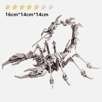 3D Overlord Fire-Breathing Ice Dragon Scorpion King DIY Metal Puzzle Game Assembly Children's Toys Gift Assembly Ornaments