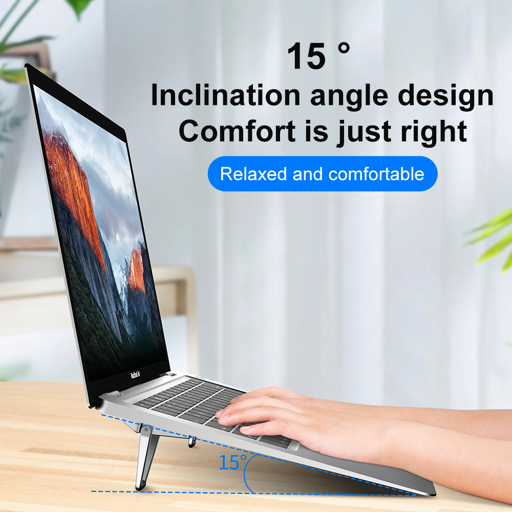 Compatible with Apple, Lightweight Laptop Cooling Stand Metal Vertical Laptop Stand Foldable Tablet Stand Bracket Laptop Holder Accesorios Tablet