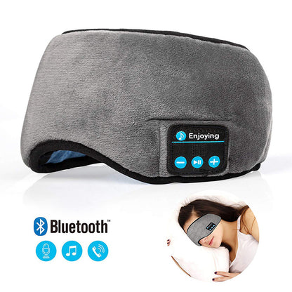 Wireless Bluetooth 5.0 Earphones Sleeping Eye Mask Music Player Sports Headband Travel Headset Speakers