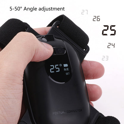 Adjustable Anglel Smart Posture Corrector For Adults Children Correct Hunchback Clavicle Support Trainer Upper Back Brace Black